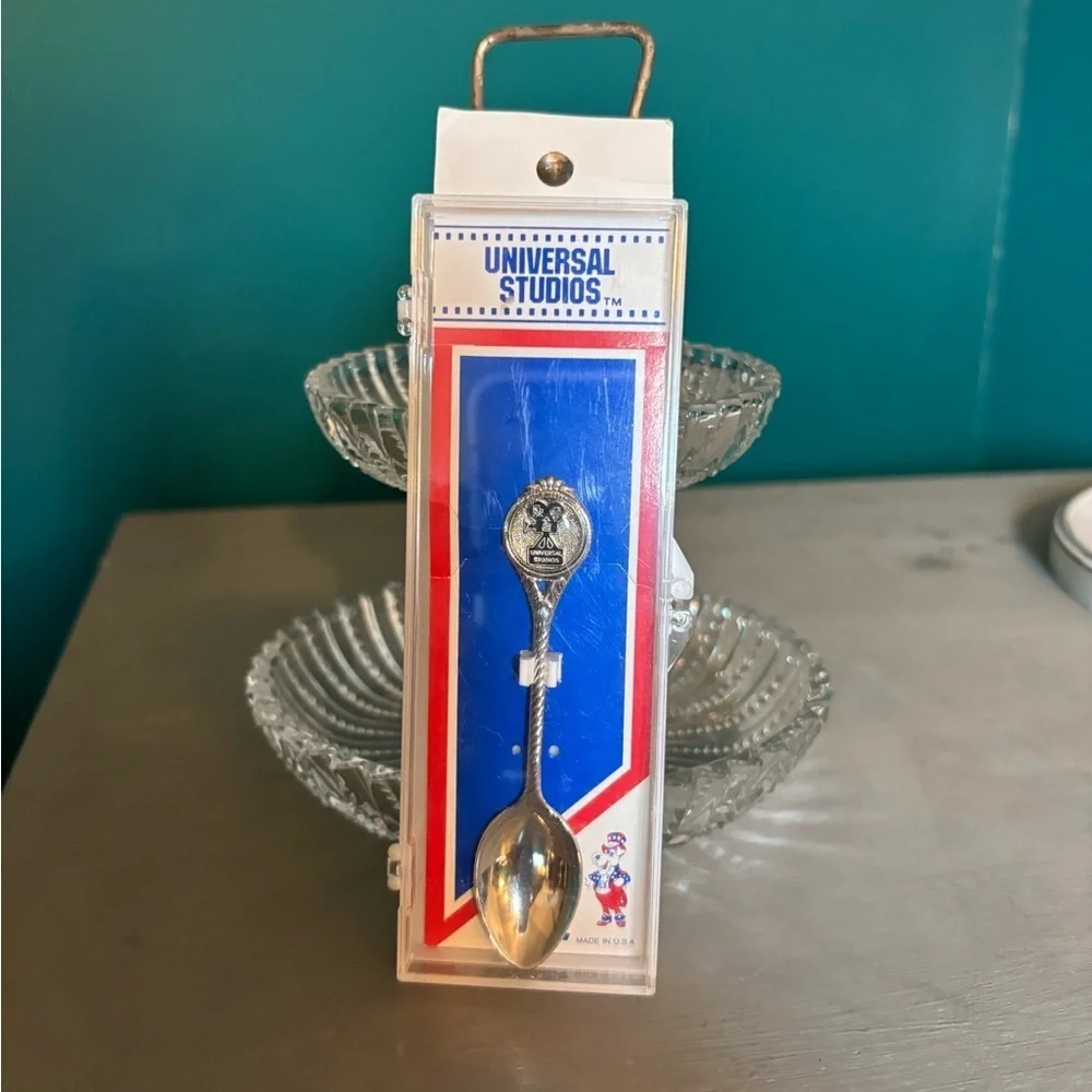 Universal Silver Ornate Serving Spoon